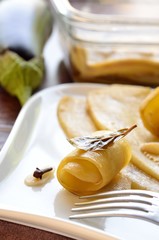 appetizer of pickled eggplant