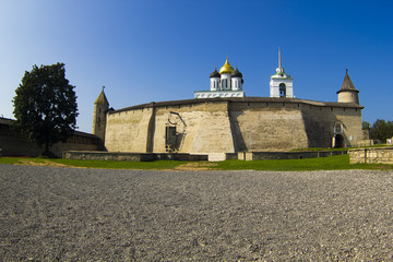 The sights of the city of Pskov