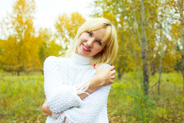 woman in the park