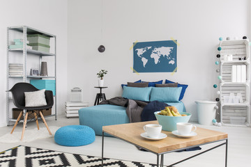 Modern interior with eco-friendly ideas