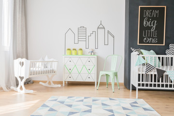 Pastel colors in your baby room