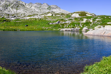 Lake at Gotthard pass