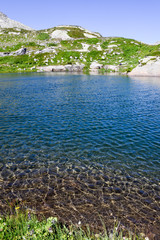 Lake at Gotthard pass