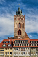 Wohnhäuser und Marienkirche