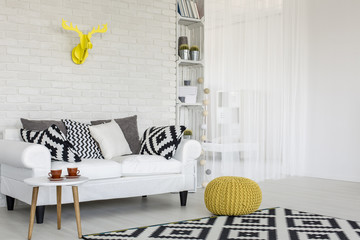 Modern interior with a sense of harmony and delicacy
