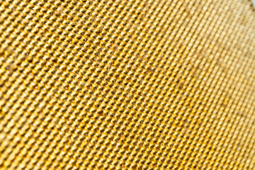 A dirty, greasy aluminum filter for cooker hood