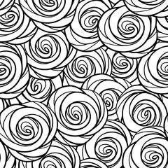 Vector floral seamless pattern