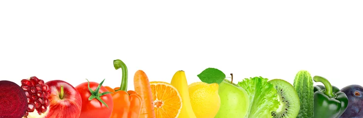 Cercles muraux Légumes frais Fruits et légumes