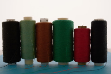 colored the threads line