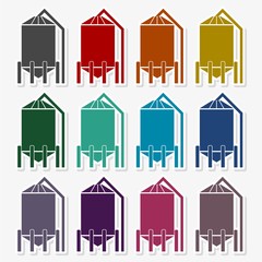 Silos storage icon  © sljubisa