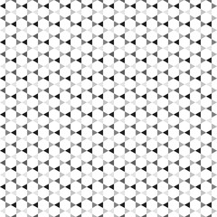 Seamless pattern of triangles.