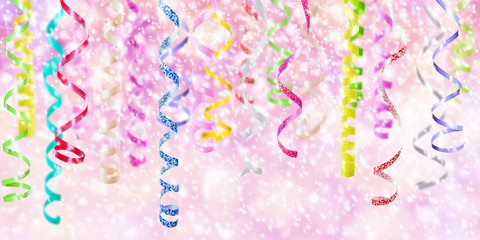 Fototapeta premium Lovely bokeh background with serpentine