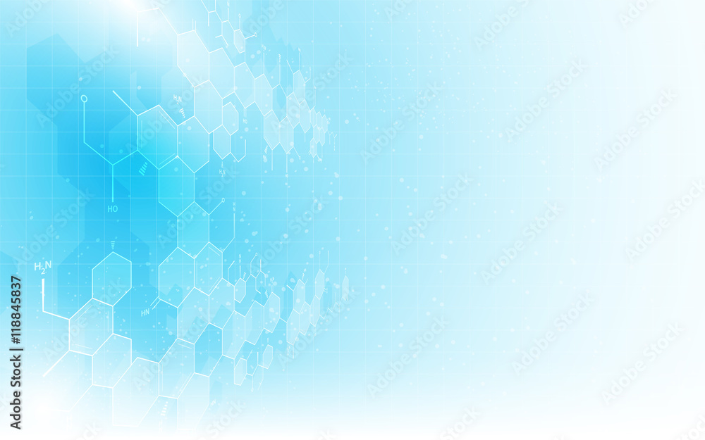 Poster abstract science texture pattern formula chemistry structure design clean concept background