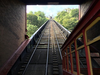 Pittsburgh Duquesne incline trolley  track