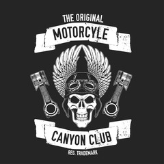 Hand drawn quote about motorcycles and bikers