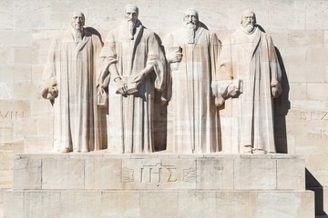 Reformation wall in Geneva, Switzerland