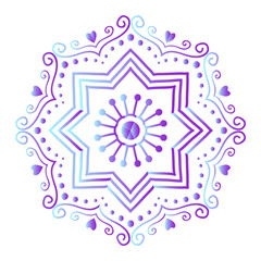 Floral mehendy lower pattern ornament. Vector illustration mehendy pattern asian textile style india tribal ornate. Ethnic ornamental lace vintage mehendy pattern mandala flower abstract textile