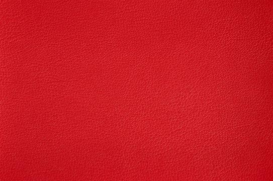 Red leather texture