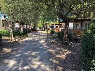 stradina di campeggio