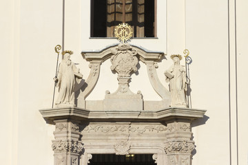 Tihany Abbey entrance