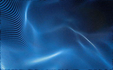 Fototapeta premium Abstract polygonal space low poly dark background, 3d rendering