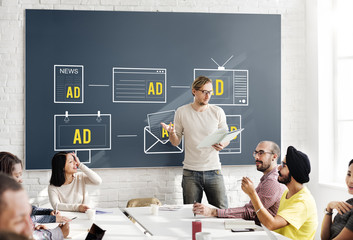 Advertisting Commercial Marketing Digital Branding Concept