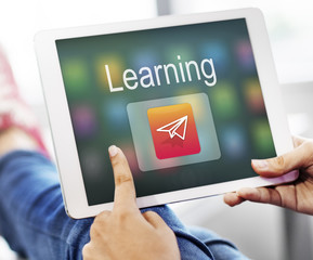 Academic E-Learning Education Online Application Concept