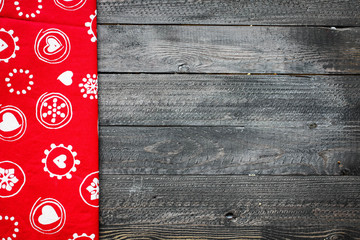 2017 Happy new year table with sugar and chocolate