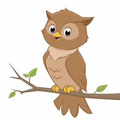 Cute Cartoon Owl