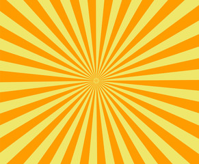 retro orange background ray