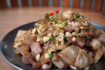 salt and pepper fried pork