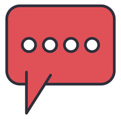 speech bubble message isolated icon vector illustration design