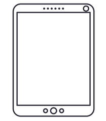 tablet device isolated icon vector illustration design