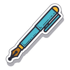 pen tool office isolated icon vector illustration design