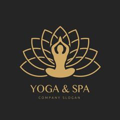 Yoga logo,spa logo