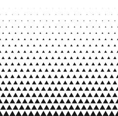 Triangular halftone grid gradient seamless background