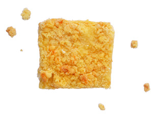 cheesecake and chips