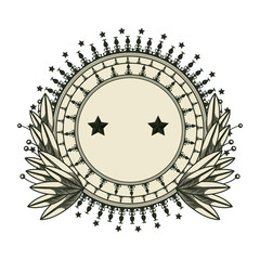 dollar emblem seal isolated icon vector illustration design