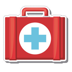 Obraz premium medical kit isolated icon vector illustration design