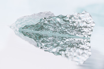 Close-up of melting ice in Jokulsarlon - Iceland