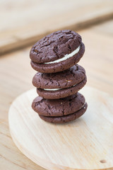 Homemade Chocolate cookie and cream