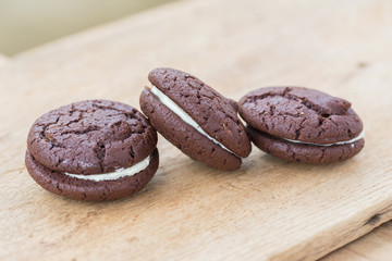 Homemade Chocolate cookie and cream
