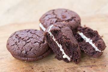 Homemade Chocolate cookie and cream