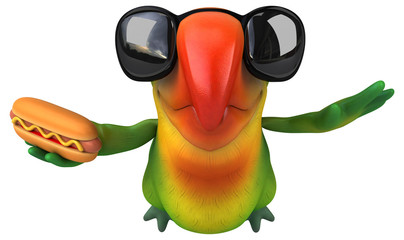 Fun parrot