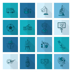 School and Education Icons