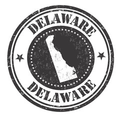 Delaware sign or stamp