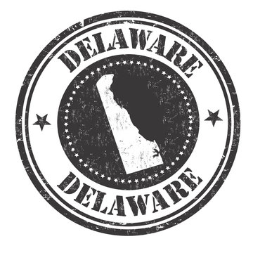 Delaware sign or stamp