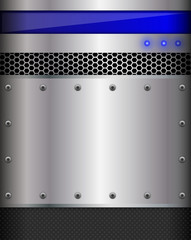 metal / silver blue background - abstract