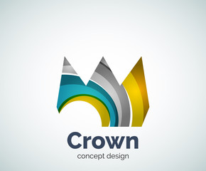 Fototapeta na wymiar Crown logo template