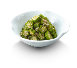 オクラのおかか醤油和え